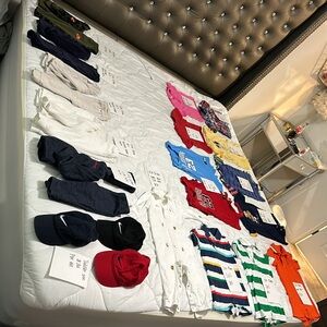 HUGE Toddler Boy Lot- Ralph Lauren, Jordan, Levi & More